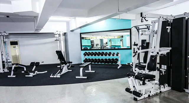 Fitness center at The Malayan Plaza