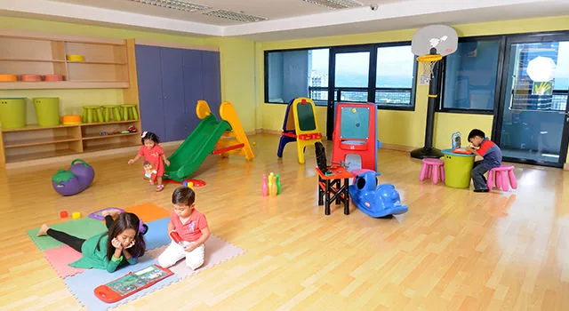 Children's play area at The Malayan Plaza