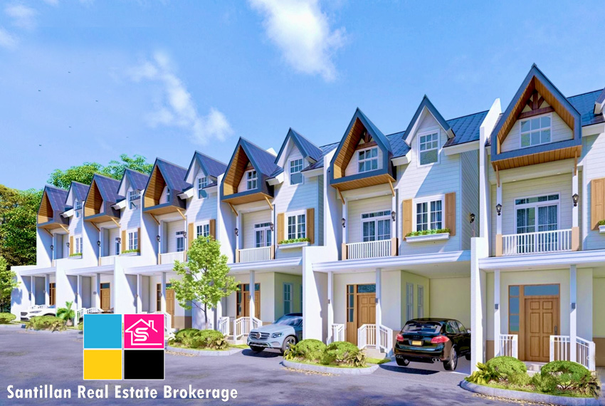 American Townhouses Design for Sale at Estelle Woods Residences Talamban Cebu