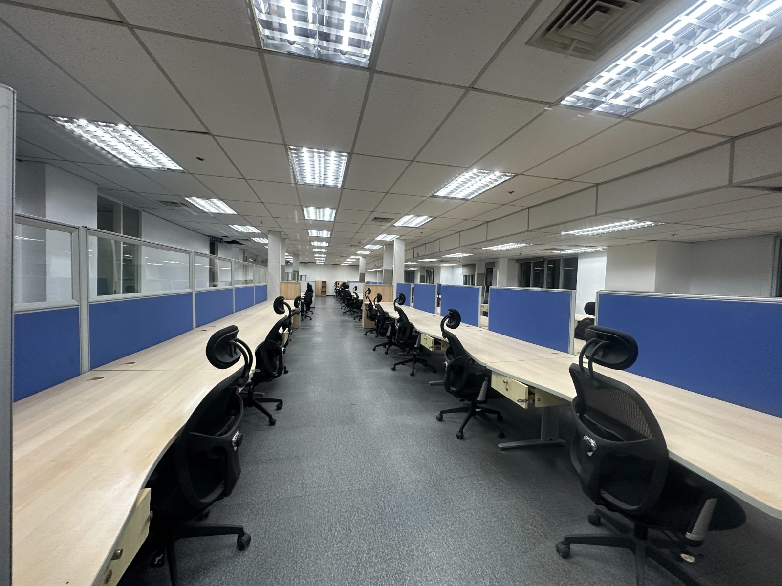 Taguig Affordable BPO- Ready Office Space for Lease with 74 Production Seats Good 24/7 Operations