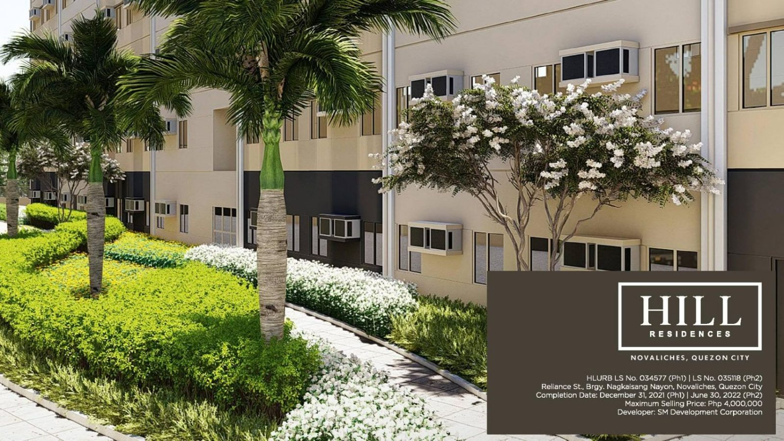 ✈️ OFW Property Investment: Pre-Selling 29.76sqm 1-Bedroom Flexi Suite End Unit ₱3.531M | Hill Residences Novaliches | Facing Open Space – South View