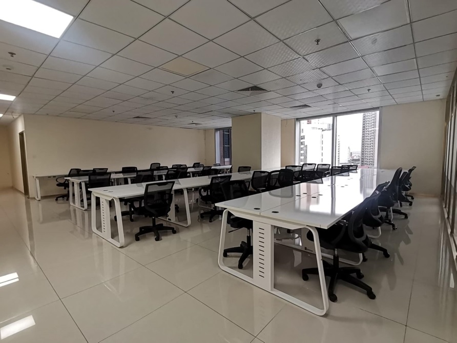 Semi- Furnished Office Space for Lease in a High- End Building in Makati with 24 Hour BPO Operations Capacity