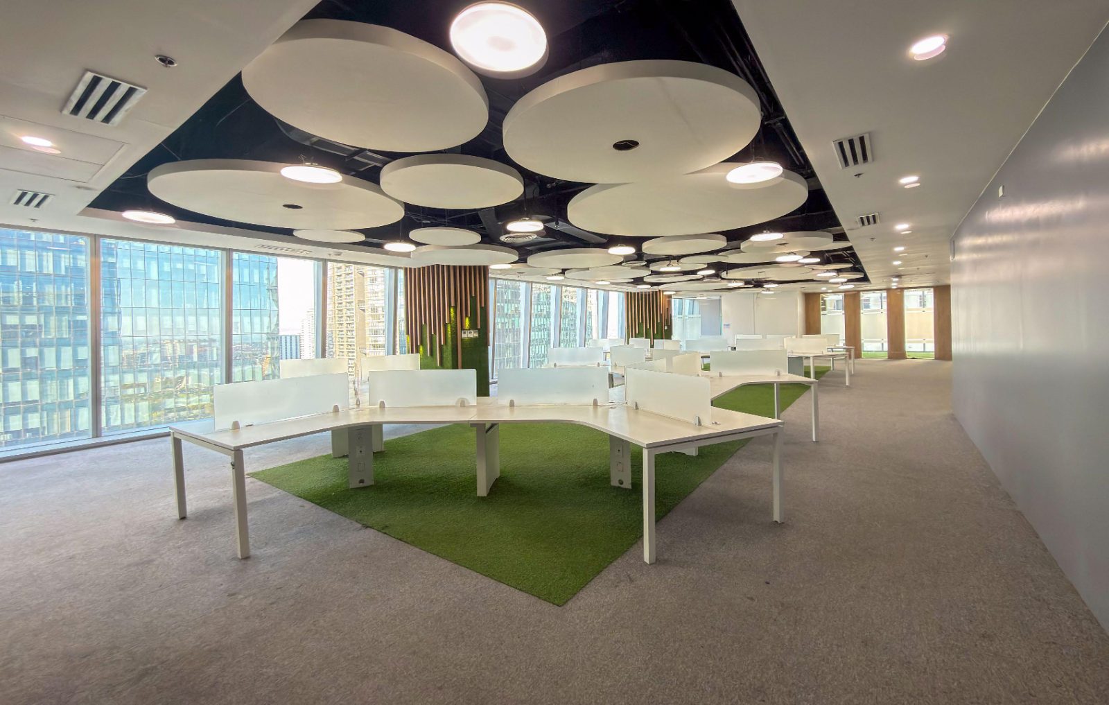 Semi- Furnished Office Space for Lease in BGC Taguig in a Prime PEZA LEED Gold Certified Building with 24/7 Operations
