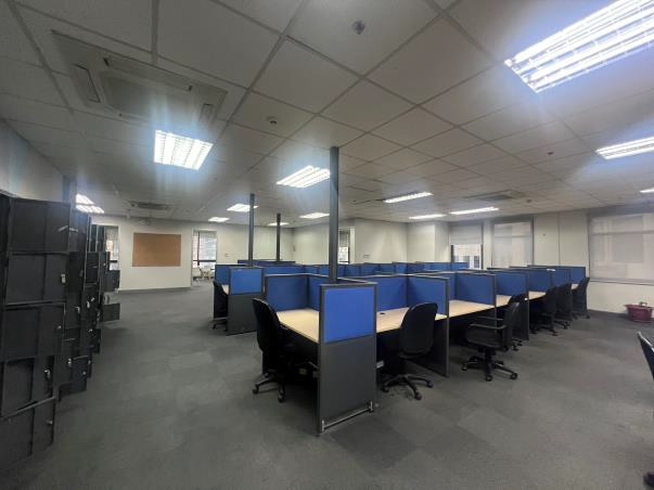 Move- In Ready Furnished Office Space with 82 Pairs of BPO Workstations and Seats for Rent in BGC