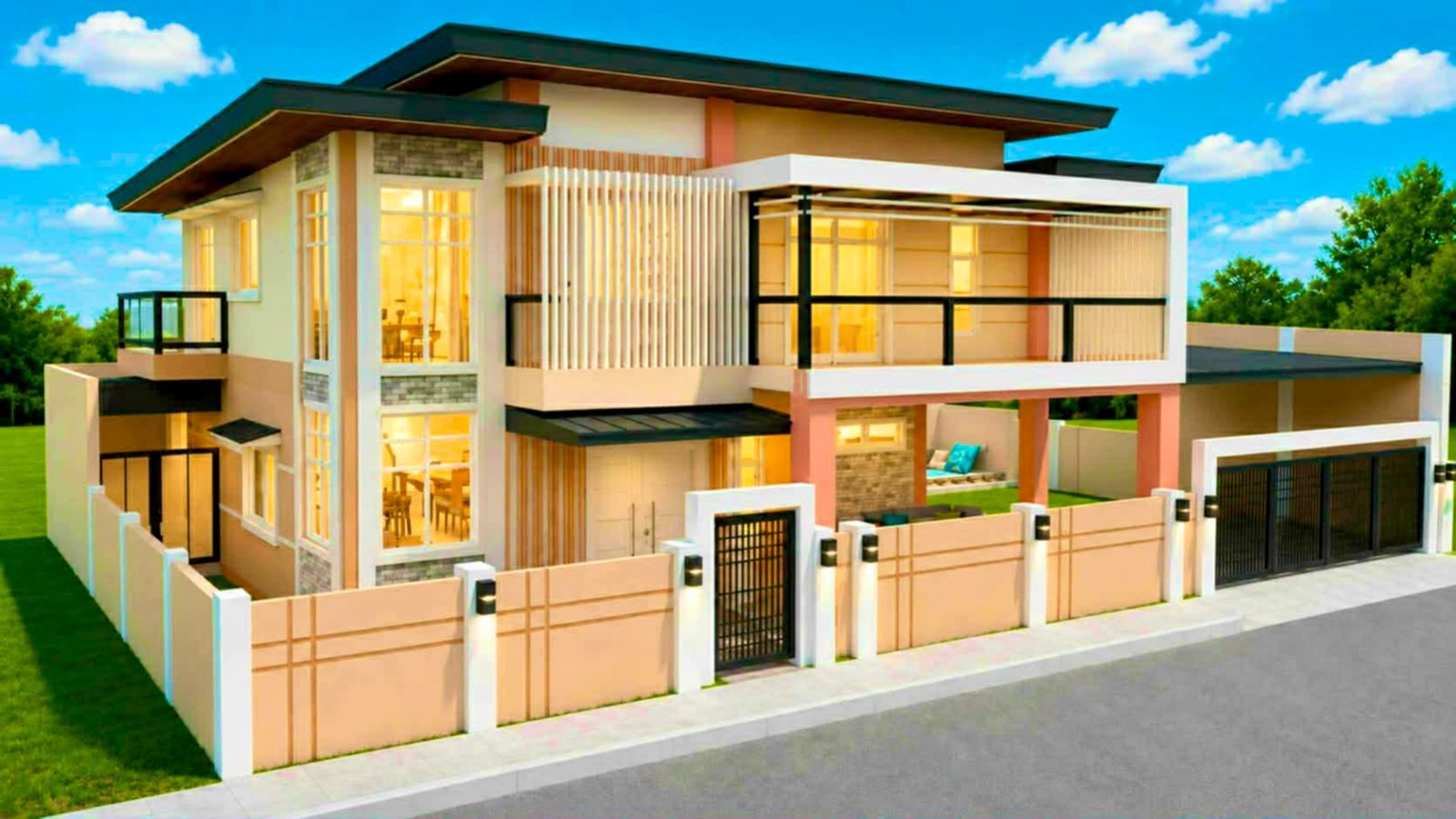 Luxury Contemporary House with Private Swimming Pool for Sale in Corona del Mar, Talisay City, Cebu